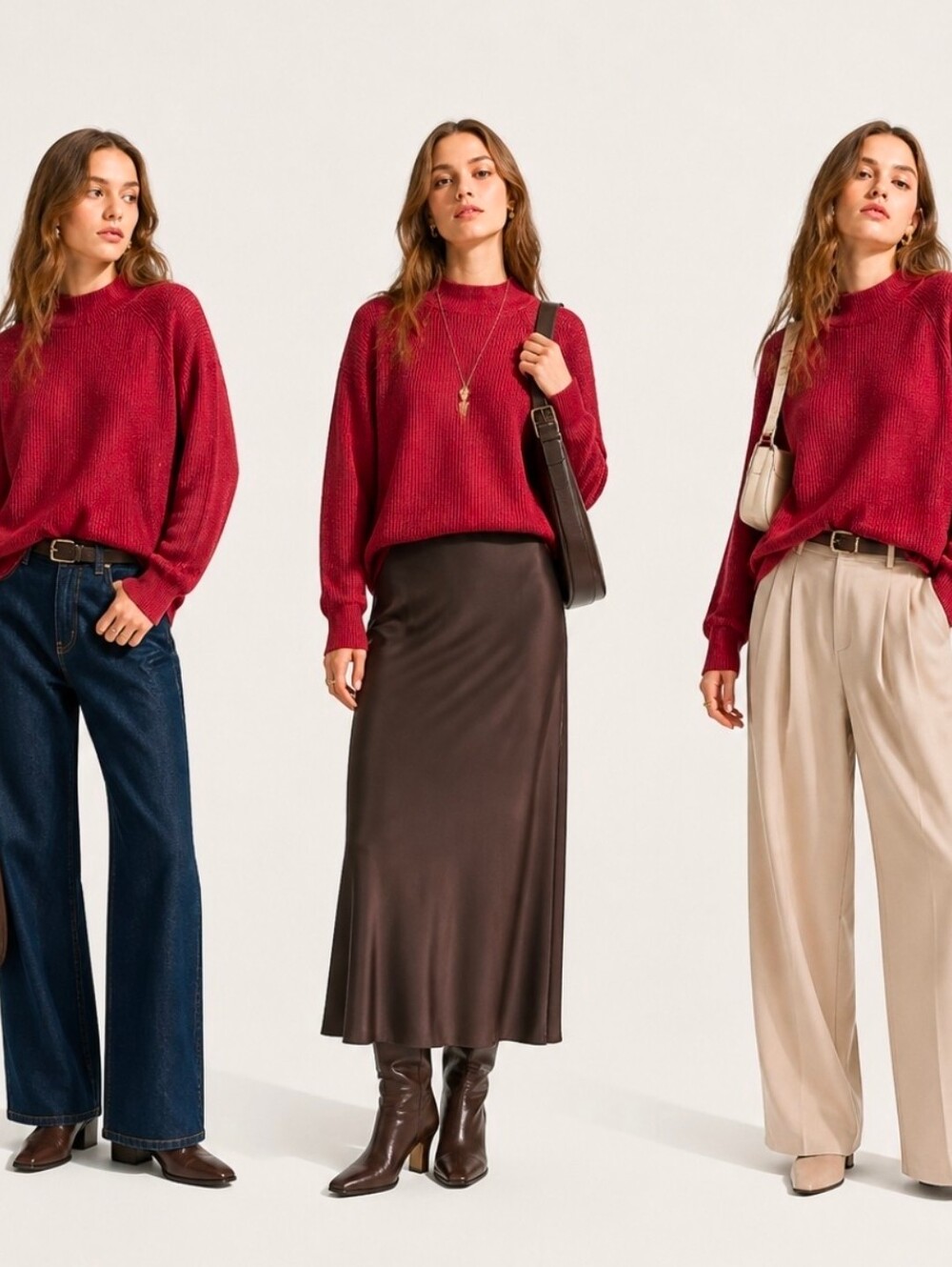 GAP Oversized Red Sweater Size S